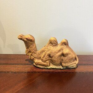 Vintage Hong Kong Art Plastics 795 Camel Nativity 3" tall 5 1/2" long